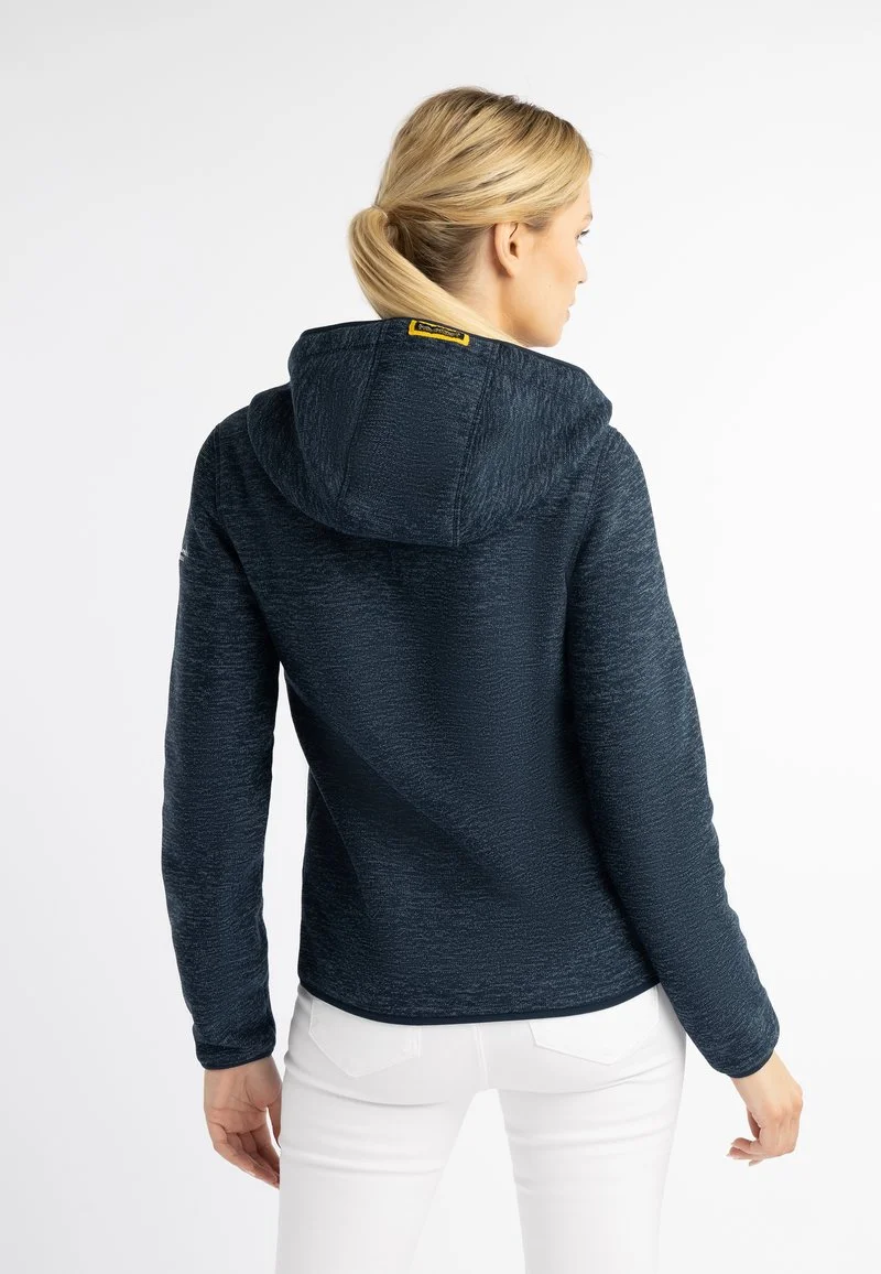 SCHMUDDELWEDDA FRAULLY - Fleecejacke - Blaugrau Melange 3 SCHMUDDELWEDDA FRAULLY - Fleecejacke - Blaugrau Melange – Bild 3