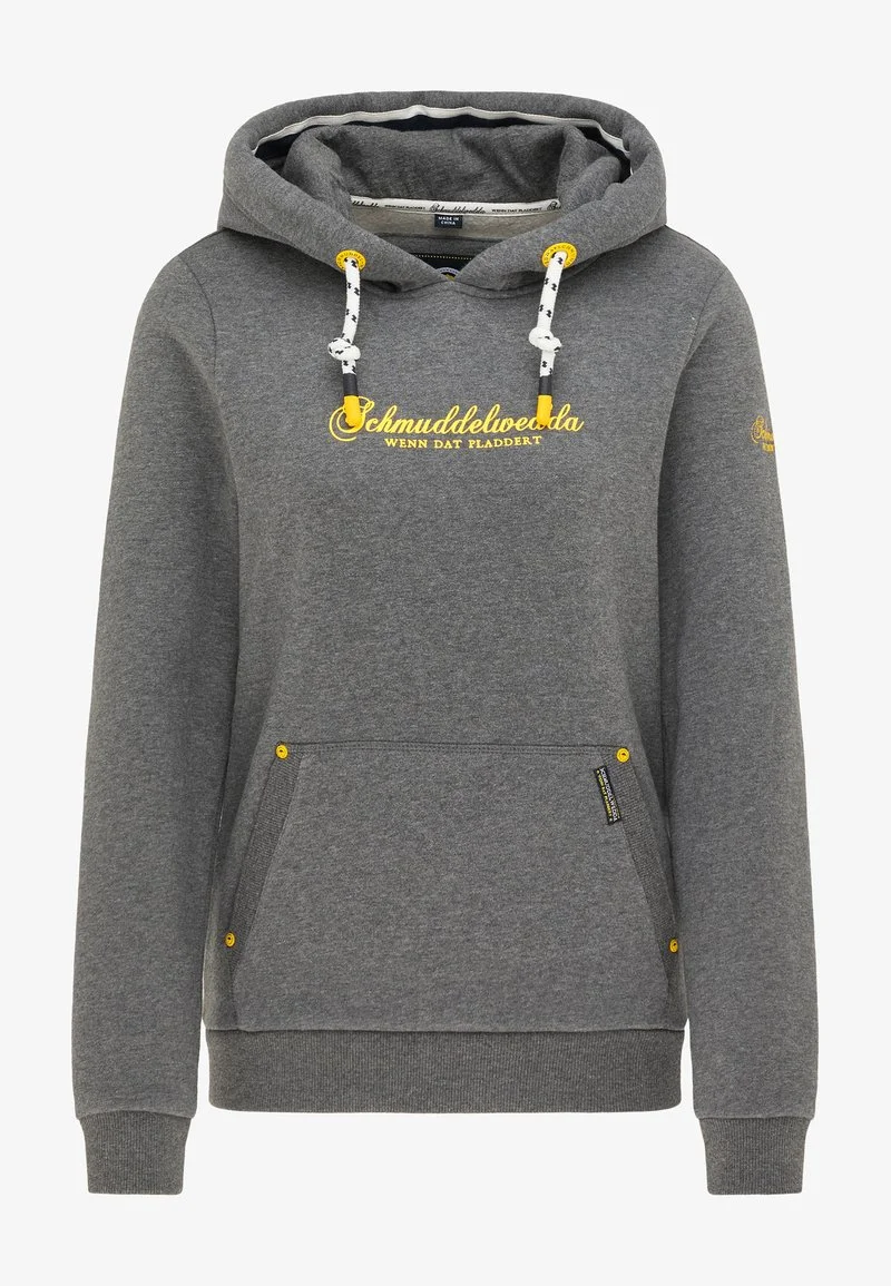 Schmuddelwedda Kapuzenpullover - Grau Melange 5 Schmuddelwedda Kapuzenpullover - Grau Melange – Bild 5