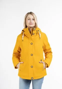 Schmuddelwedda WATTIERTE - Outdoorjacke - Senf