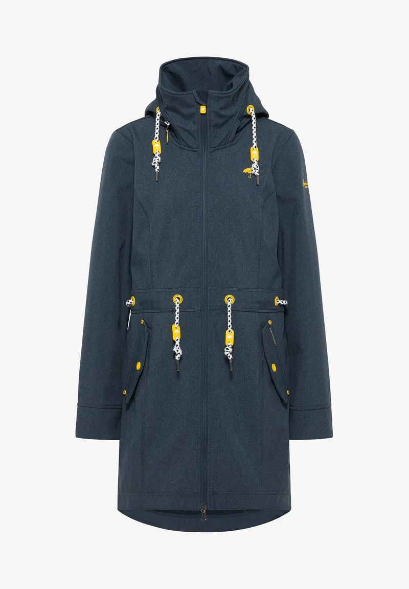 Schmuddelwedda Regenjacke / Wasserabweisende Jacke - Marine Melange Aop 5 Schmuddelwedda Regenjacke / Wasserabweisende Jacke - Marine Melange Aop – Bild 5