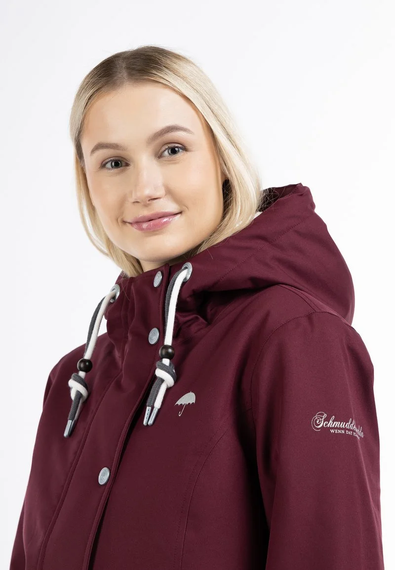 Schmuddelwedda Outdoorjacke - Weinrot 4 Schmuddelwedda Outdoorjacke - Weinrot – Bild 4