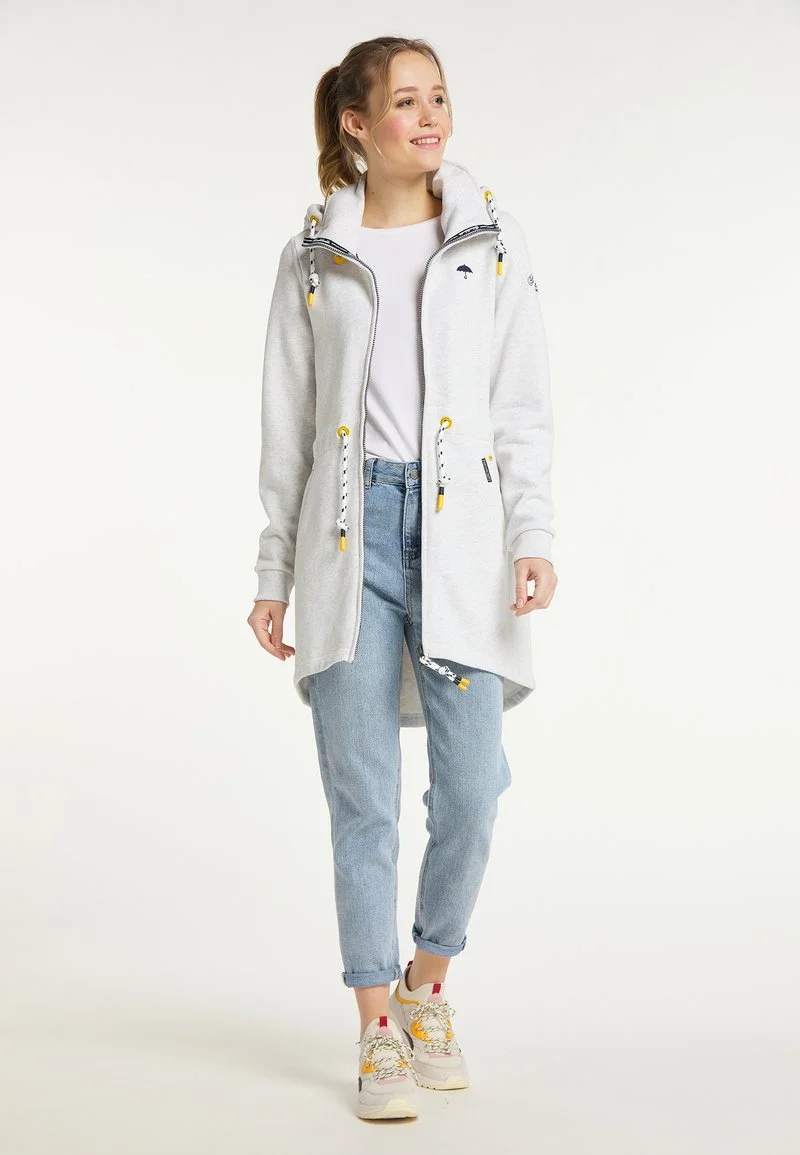 SCHMUDDELWEDDA YASANNA - Sweatjacke - Wollweiss Melange 2 SCHMUDDELWEDDA YASANNA - Sweatjacke - Wollweiss Melange – Bild 2