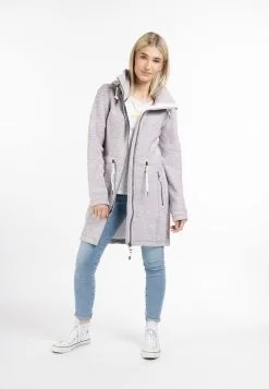 Schmuddelwedda FRAULLY - Kurzmantel - Rosélavendel Melange