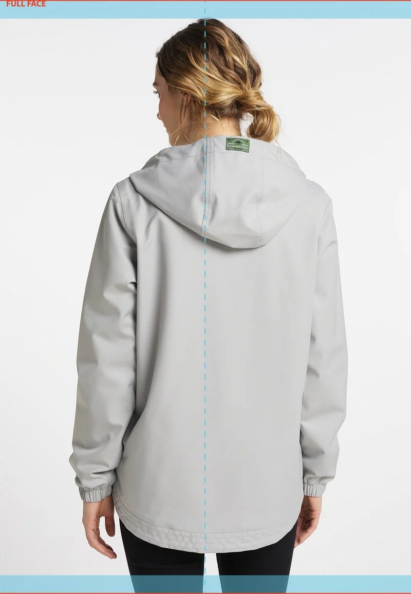 Schmuddelwedda Regenjacke / Wasserabweisende Jacke - Hellgrau 3 Schmuddelwedda Regenjacke / Wasserabweisende Jacke - Hellgrau – Bild 3